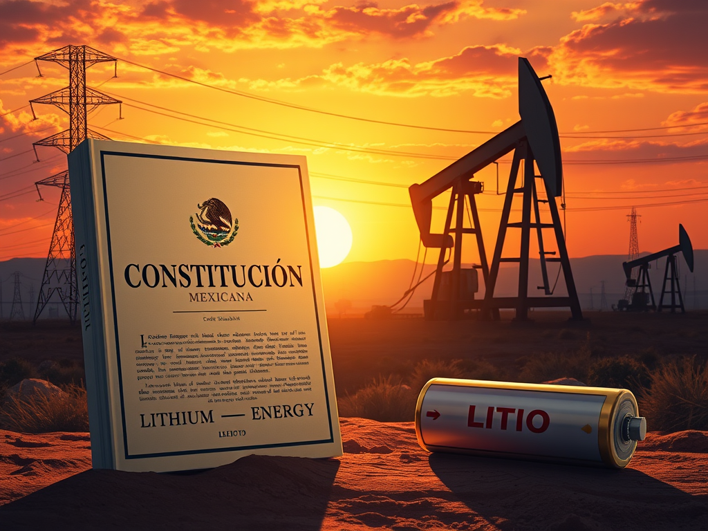 un-libro-constitucion-mexicana-se-erigen-torres-electricas-pozos-petroleros